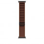 Apple Alpine Loop λουράκι για έξυπνο ρολόι 49 mm, μπορντό, μεσαίο μέγεθος, φινίρισμα μαύρου τιτανίου, MKF14ZM/A