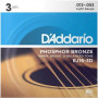 D'Addario EJ16 χορδές ακουστικής κιθάρας, 12-53
