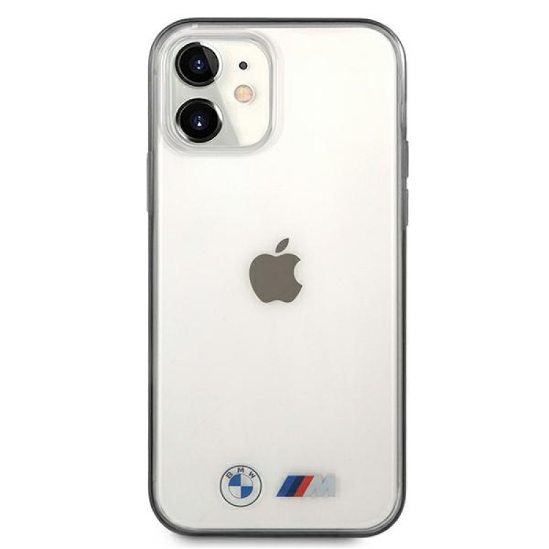 BMW BMHCP12SMBTOK Sandblast σκληρή θήκη για Apple iPhone 12 mini, διαφανής