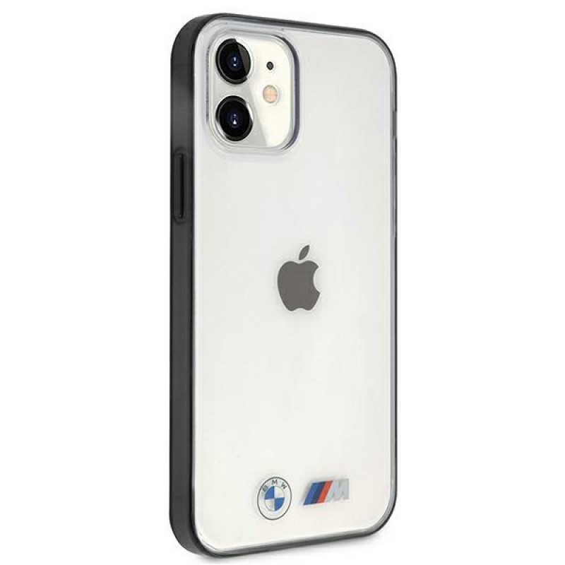 BMW BMHCP12SMBTOK Sandblast σκληρή θήκη για Apple iPhone 12 mini, διαφανής