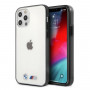 BMW BMHCP12LMBTOK Sandblast σκληρή θήκη για Apple iPhone 12 Pro Max, διαφανής