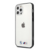 BMW BMHCP12LMBTOK Sandblast σκληρή θήκη για Apple iPhone 12 Pro Max, διαφανής