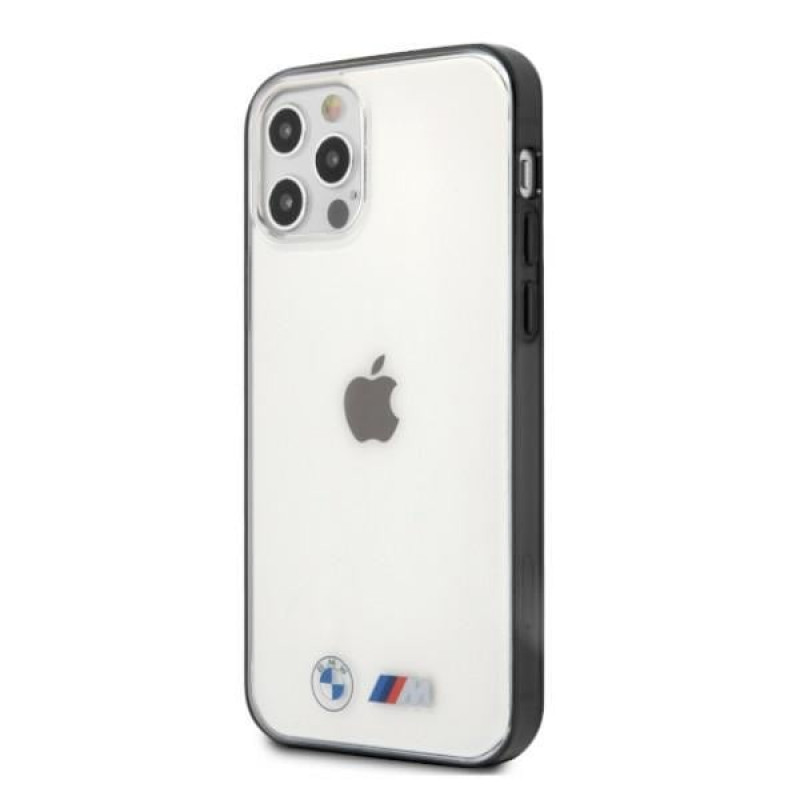 BMW BMHCP12LMBTOK Sandblast σκληρή θήκη για Apple iPhone 12 Pro Max, διαφανής