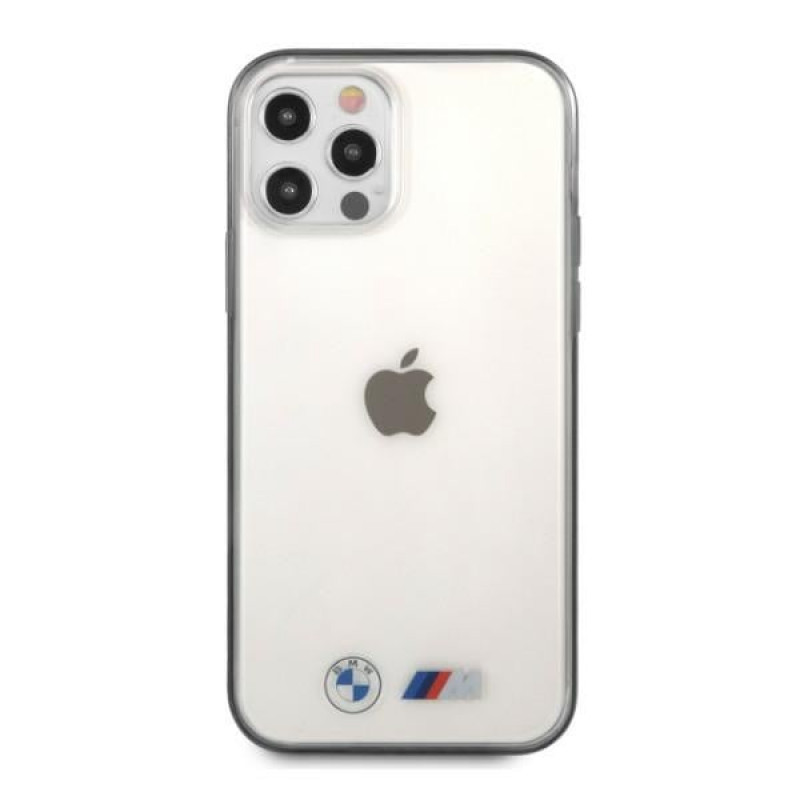 BMW BMHCP12LMBTOK Sandblast σκληρή θήκη για Apple iPhone 12 Pro Max, διαφανής
