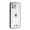 BMW BMHCP12LMBTOK Sandblast σκληρή θήκη για Apple iPhone 12 Pro Max, διαφανής