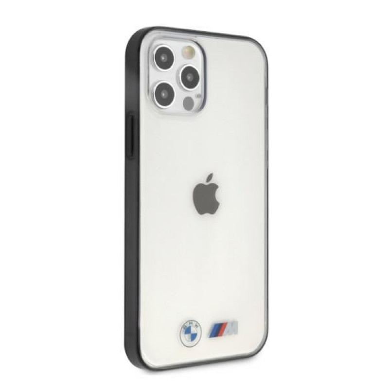 BMW BMHCP12LMBTOK Sandblast σκληρή θήκη για Apple iPhone 12 Pro Max, διαφανής