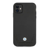 BMW BMHCN61RSWPK Leather Perforate σκληρή θήκη για Apple iPhone 11, μαύρη