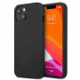 Mercedes-AMG AMHCP13MDOLBK Leather Hot Stamped σκληρή θήκη για Apple iPhone 13, μαύρη