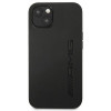 Mercedes-AMG AMHCP13MDOLBK Leather Hot Stamped σκληρή θήκη για Apple iPhone 13, μαύρη