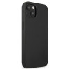 Mercedes-AMG AMHCP13MDOLBK Leather Hot Stamped σκληρή θήκη για Apple iPhone 13, μαύρη