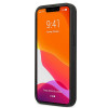 Mercedes-AMG AMHCP13MDOLBK Leather Hot Stamped σκληρή θήκη για Apple iPhone 13, μαύρη