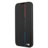 BMW BMBKS22MTRTBK θήκη τύπου βιβλίο για Samsung Galaxy S22+, M Collection Triangles, μαύρη