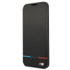 BMW BMBKS22MPUCARTCBK θήκη τύπου βιβλίο για Samsung Galaxy S22+, M Collection Triangles, μαύρη