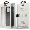 Karl Lagerfeld KLHCP13LPTLK σκληρή θήκη για Apple iPhone 13 Pro, Perforated Allover, μαύρη