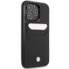 BMW BMHCP14L22RSEPK θήκη για iPhone 14 Pro, μαύρη, Leather Card Slot