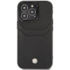 BMW BMHCP14X22RSEPK θήκη για iPhone 14 Pro Max, μαύρη, Leather Card Slot