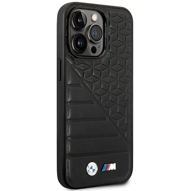 BMW BMHCP14L22PMGK θήκη για iPhone 14 Pro, μαύρη, Bi Pattern