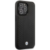 BMW BMHMP14X22RFGK Leather Diamond Pattern MagSafe θήκη για Apple iPhone 14 Pro Max 6,7″, μαύρη