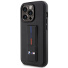 BMW BMHCP14L22GSLK Grip Stand Hot Stamp σκληρή θήκη για Apple iPhone 14 Pro, μαύρη