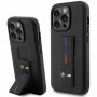 BMW BMHCP14X22GSLK Grip Stand Hot Stamp σκληρή θήκη για Apple iPhone 14 Pro Max, μαύρη