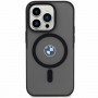 BMW BMHMP14MDSLK Signature MagSafe σκληρή θήκη για Apple iPhone 14 Plus / 15 Plus, μαύρη