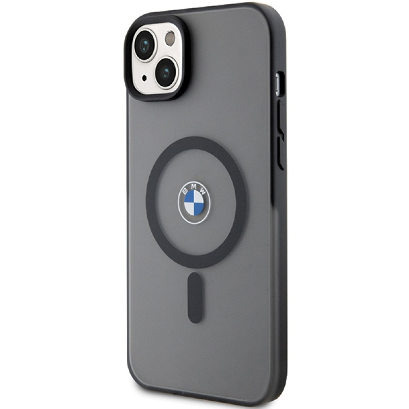 BMW BMHMP14MDSLK Signature MagSafe σκληρή θήκη για Apple iPhone 14 Plus / 15 Plus, μαύρη
