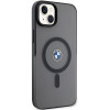 BMW BMHMP14MDSLK Signature MagSafe σκληρή θήκη για Apple iPhone 14 Plus / 15 Plus, μαύρη