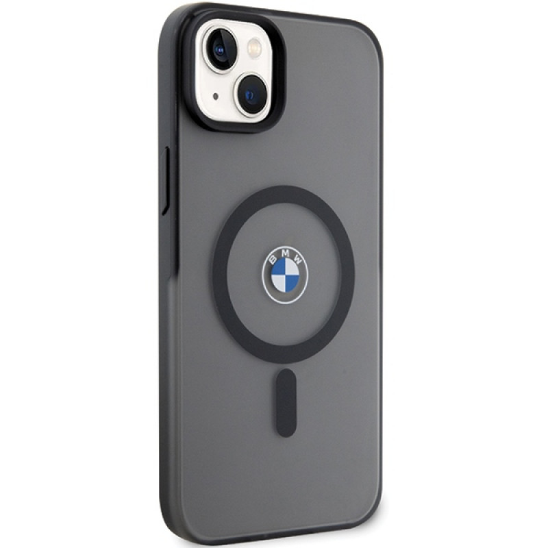 BMW BMHMP14MDSLK Signature MagSafe σκληρή θήκη για Apple iPhone 14 Plus / 15 Plus, μαύρη