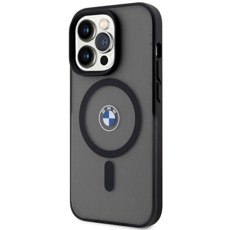 BMW BMHMP14LDSLK Signature MagSafe σκληρή θήκη για Apple iPhone 14 Pro, μαύρη