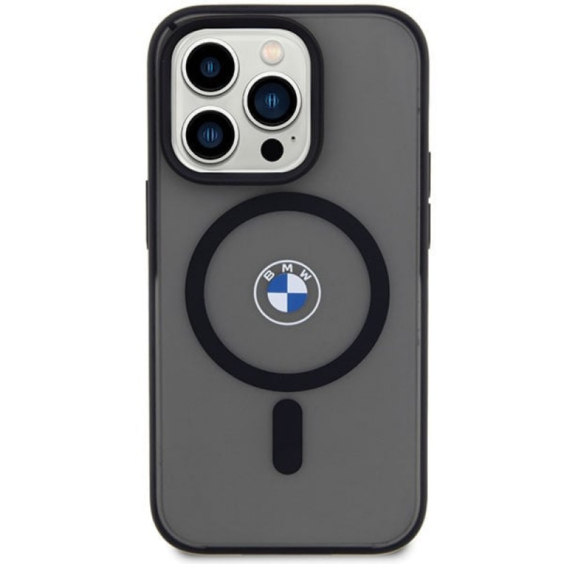 BMW BMHMP14LDSLK Signature MagSafe σκληρή θήκη για Apple iPhone 14 Pro, μαύρη