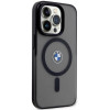 BMW BMHMP14LDSLK Signature MagSafe σκληρή θήκη για Apple iPhone 14 Pro, μαύρη