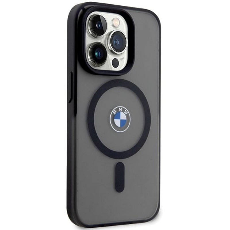 BMW BMHMP14LDSLK Signature MagSafe σκληρή θήκη για Apple iPhone 14 Pro, μαύρη