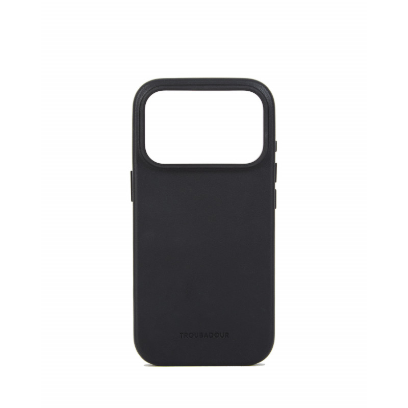 Mujjo Troubadour δερμάτινη θήκη για Apple iPhone 18 Pro / 17 Pro, MagSafe, μαύρη
