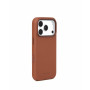 Mujjo Troubadour δερμάτινη θήκη για Apple iPhone 18 Pro / 17 Pro, MagSafe, ανοιχτή καφέ