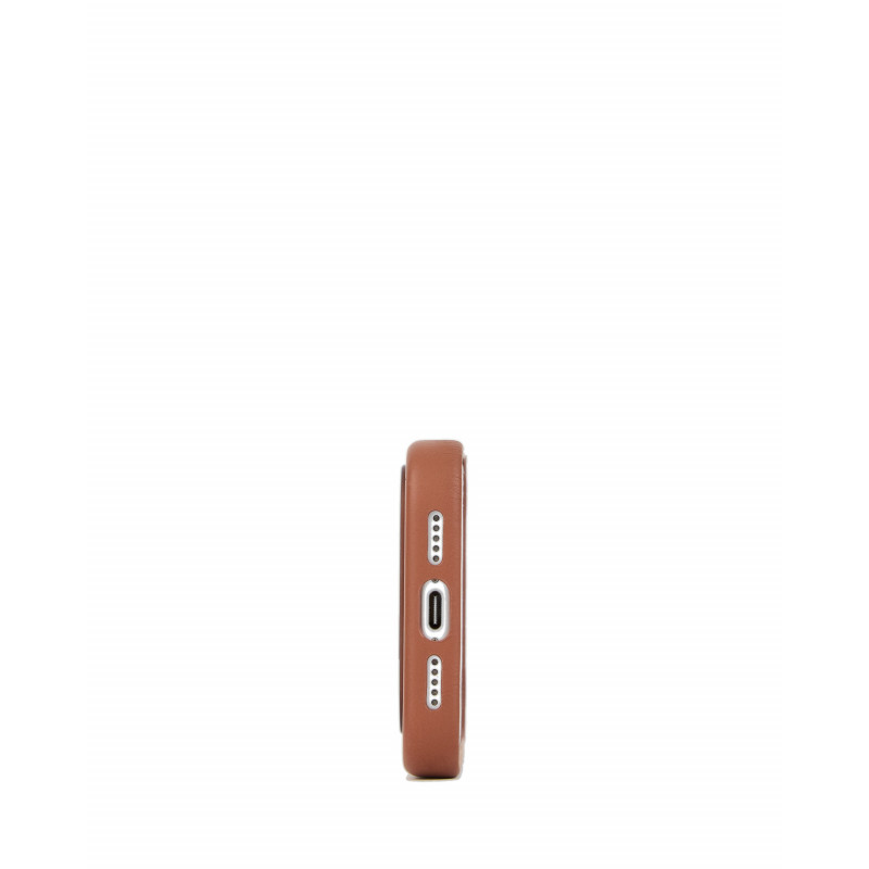 Mujjo Troubadour δερμάτινη θήκη για Apple iPhone 18 Pro / 17 Pro, MagSafe, ανοιχτή καφέ