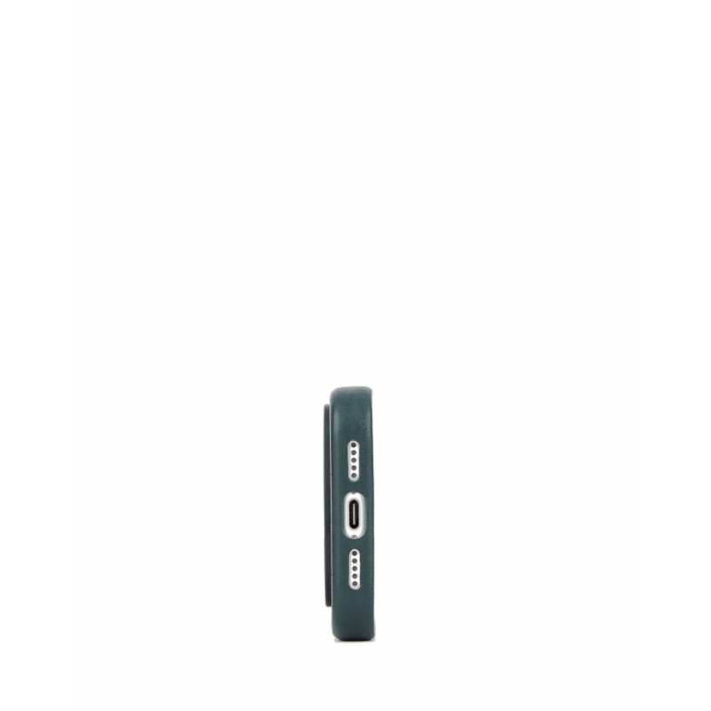Mujjo Troubadour δερμάτινη θήκη για Apple iPhone 18 Pro / 17 Pro, MagSafe, πράσινη οψιδιανού
