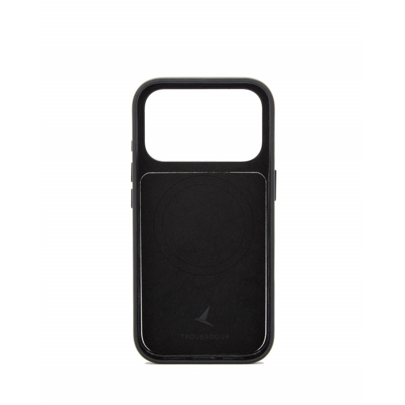 Mujjo Troubadour Modular δερμάτινη θήκη για Apple iPhone 18 Pro / 17 Pro, MagSafe, μαύρη