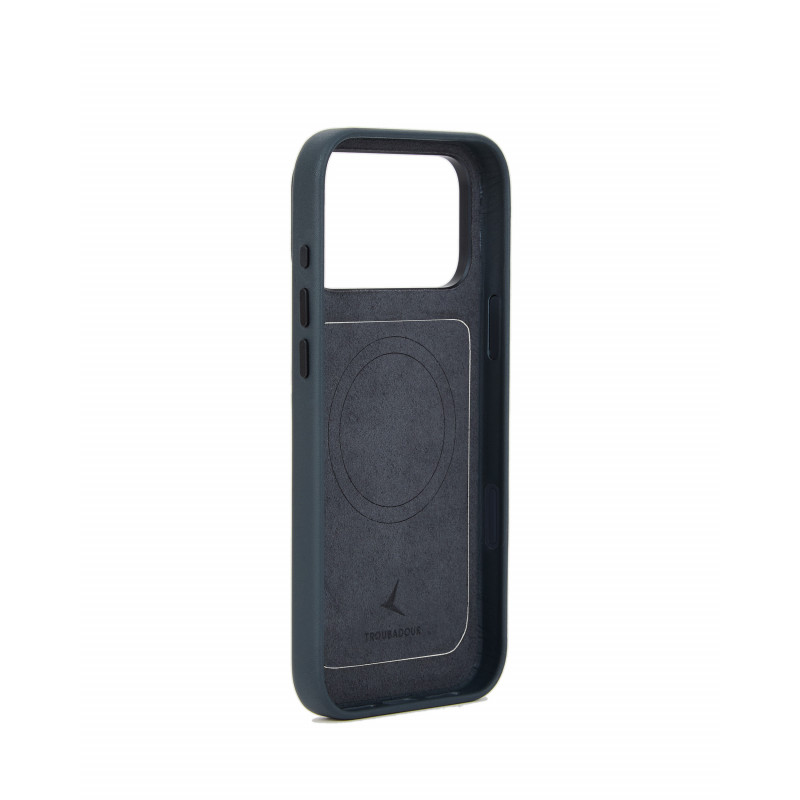 Mujjo Troubadour Modular Leather Case δερμάτινη θήκη για Apple iPhone 18 Pro Max / 17 Pro Max, MagSafe, βασάλτης