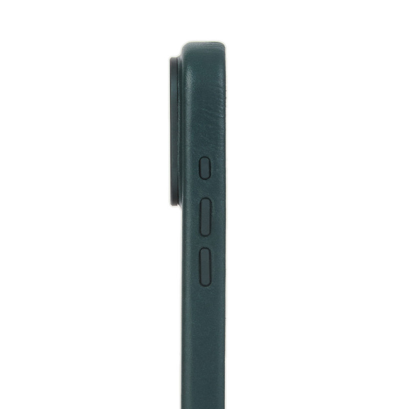 Mujjo Troubadour Modular Leather Case δερμάτινη θήκη για Apple iPhone 18 Pro Max / 17 Pro Max, MagSafe, πράσινη οψιδιανού