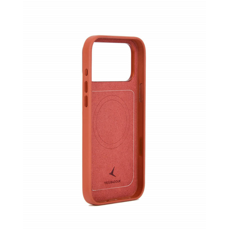 Mujjo Troubadour Modular Leather Case δερμάτινη θήκη για Apple iPhone 18 Pro Max / 17 Pro Max, MagSafe, τερακότα
