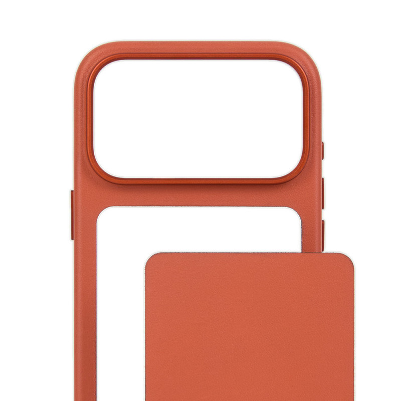 Mujjo Troubadour Modular Leather Case δερμάτινη θήκη για Apple iPhone 18 Pro Max / 17 Pro Max, MagSafe, τερακότα