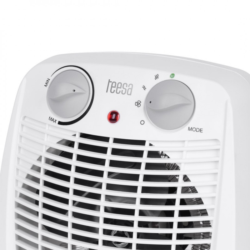 Teesa TSA8059 αερόθερμο, 0,8/1,2/2 kW, λευκό