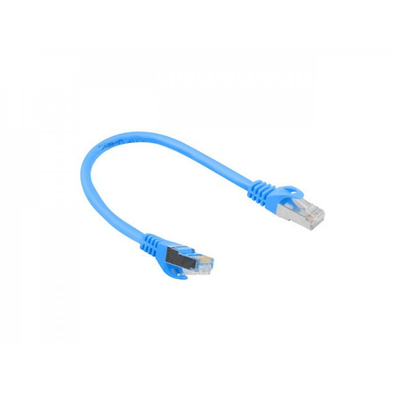 Lanberg PCF6-10CC-0025-B καλώδιο δικτύου Cat6 F/UTP, 0,25 m, μπλε