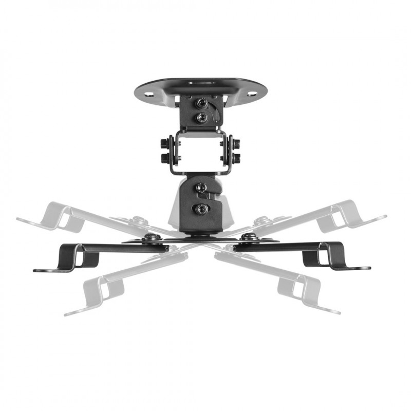 Maclean MC-200 B βάση οροφής για προβολείς, 54–320 mm, έως 13,5 kg, μαύρη
