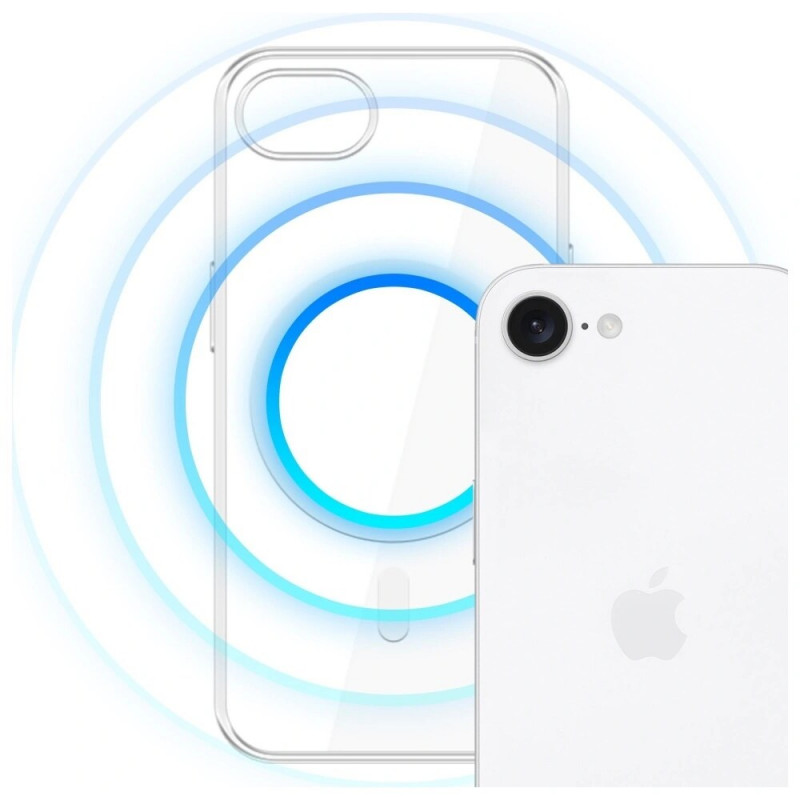 3MK Clear MagCase Apple iPhone 17e / 16e θήκη με MagSafe, διαφανής