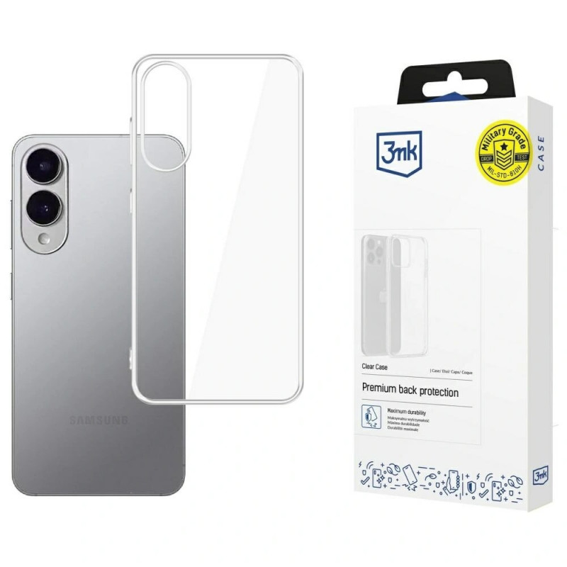 3MK Clear Case θήκη για Samsung Galaxy S25 Edge, διάφανη