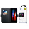 3MK Wallet Case θήκη πορτοφόλι για Samsung Galaxy S25 Edge, μαύρη