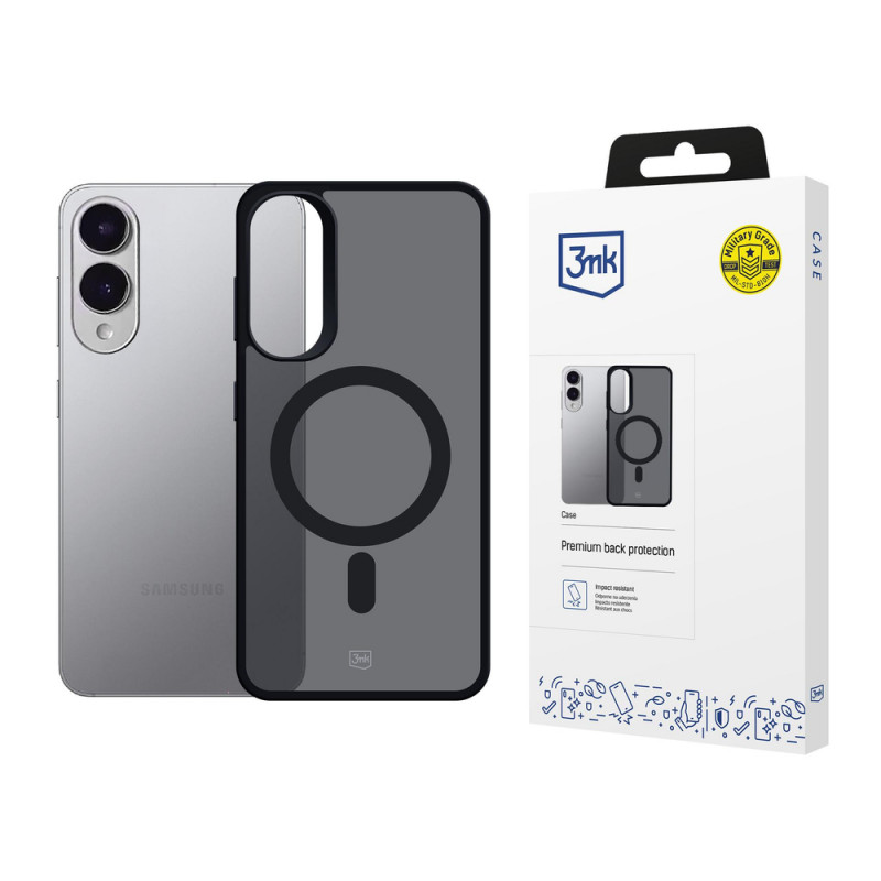 3MK Smoke MagCase θήκη για Samsung Galaxy S25 Edge, μαύρη
