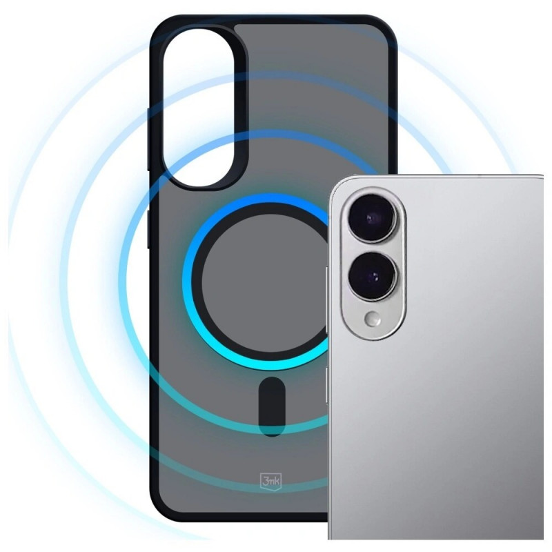 3MK Smoke MagCase θήκη για Samsung Galaxy S25 Edge, μαύρη