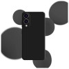 3MK θήκη σιλικόνης για Samsung Galaxy S25 Edge, μαύρη